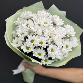 Букет из 5 хризантем
