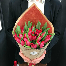 Букет "Красный комплимент"