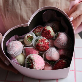 Клубника в шоколаде "Сердце"