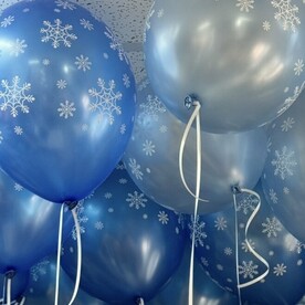 Шары с гелием зимним