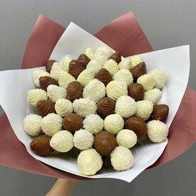 Букет L Клубника в шоколаде (40-45 штук)