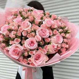 Микс роз разных сортов