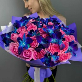 Розовый закат (размер L)