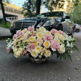 Метровая козина с цветами