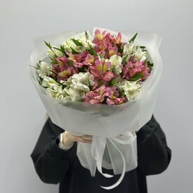 Букет из 13 альстромерий