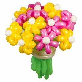 Букет цветов из 7 воздушных ромашек "Сладкоежка"