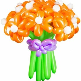 Букет цветов из 11 воздушных ромашек "Солнечная улыбка"