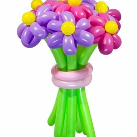 Букет цветов из 7 воздушных ромашек "Забава"