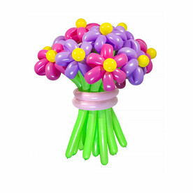 Букет цветов из 11 воздушных ромашек "Забава"