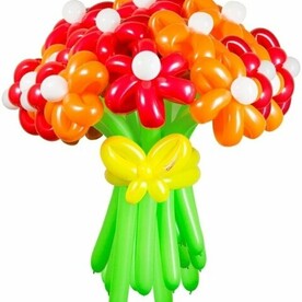 Букет цветов из 11 воздушных ромашек "Соблазн"