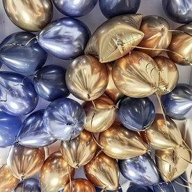 Гелиевые шары под потолок 21 шт