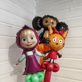 Шар - игрушка мини набор из 3х фигурок