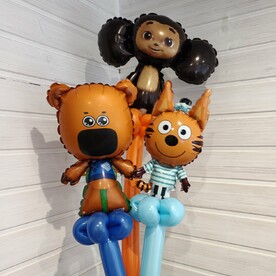 Шар - игрушка мини набор из 3х фигурок