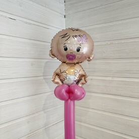 Шар - игрушка мини фигурка Малышка