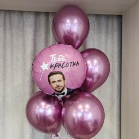 Фонтан из шаров Тебе красотка