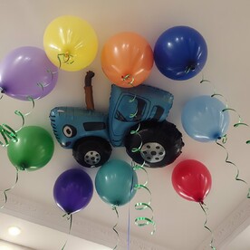 Набор шаров Синий трактор