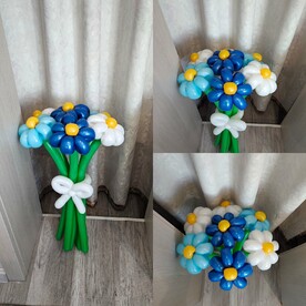 Букет из воздушных ромашек