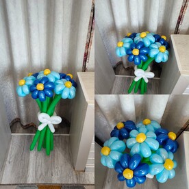 Букет из воздушных ромашек