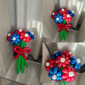 Букет из воздушных ромашек