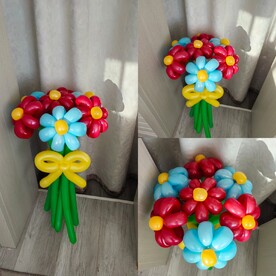 Букет из воздушных ромашек