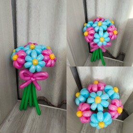 Букет из воздушных ромашек