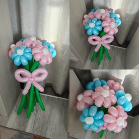 Букет из воздушных ромашек