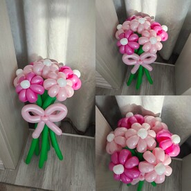 Букет цветов из шаров