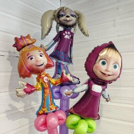 Шар игрушка мини фигуры 3 шт