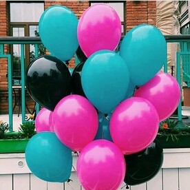 Гелиевые шары под потолок 15 шт