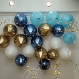 Гелиевые шары под потолок 20 шт
