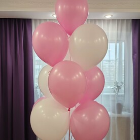 Фонтан из гелиевых шаров