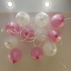 Гелиевые шары под потолок 11 шт