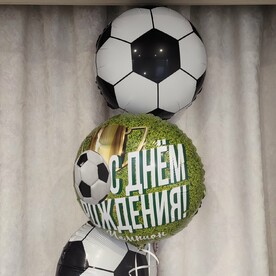 Фольгированные шары. Футбол. СДР