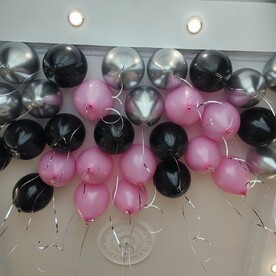 Гелиевые шары под потолок 30 шт