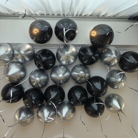 Гелиевые шары под потолок 25 шт