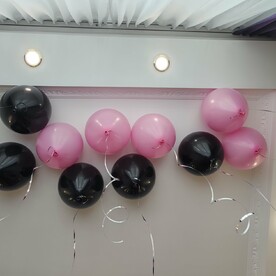 Гелиевые шары под потолок 10 шт