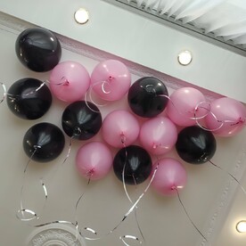 Гелиевые шары под потолок 15 шт