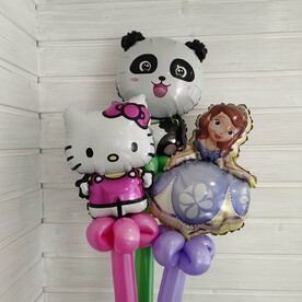 Шар - игрушка мини фигуры на ШДМ