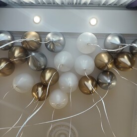 Гелиевые шары под потолок 20 шт