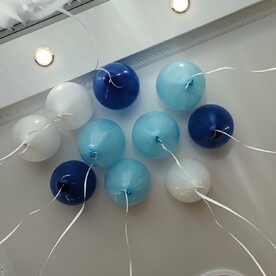 Гелиевые шары под потолок 10 шт