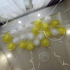 Гелиевые шары под потолок 21 шт