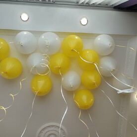 Гелиевые шары под потолок 15 шт