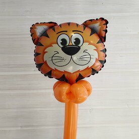 Шар - игрушка мини фигурка Тигр