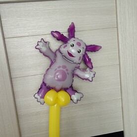 Шар - игрушка мини фигурка Лунтик