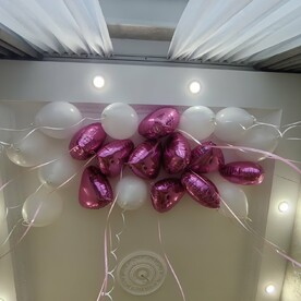 Гелиевые шары под потолок 20 шт