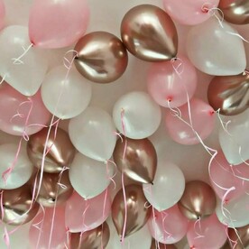 Гелиевые шары под потолок 31 шт