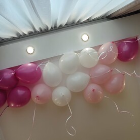 Гелиевые шары под потолок 15 шт