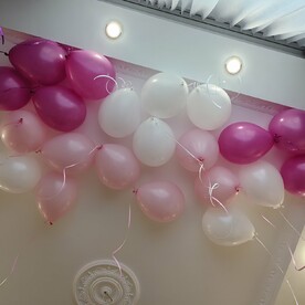 Гелиевые шары под потолок 21 шт