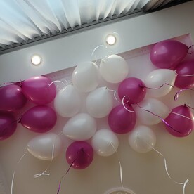 Гелиевые шары под потолок 20 шт