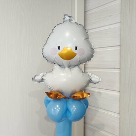 Шар - игрушка мини фигурка Гусь